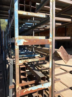 6 x STEEL STORAGE UNITS