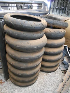 Used bike tyres