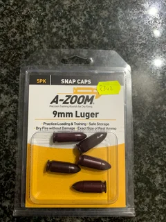 A-zoom 9mm plastic practice rounds