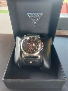 Guess Watch with Leather Band