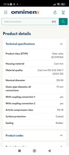 AVK Resilient - Seated Gate Valve/ SOCKET GATE VALVE  DN65/75mm