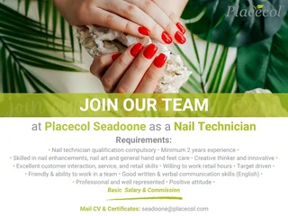 Vacancy: Nail Technician