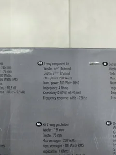 Focal K2 Power ES 165 KX2 6.5inch split system (New condition!!!) High end split system