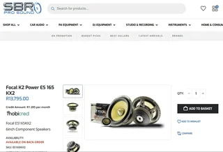 Focal K2 Power ES 165 KX2 6.5inch split system (New condition!!!) High end split system