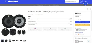 Morel Maximo 6.5inch split system (Rare Find!!) High end Split system!!!