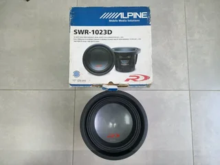 Alpine Type-R SWR-1023D 10inch DVC 4omh Subwoofer (Bargain!!!)