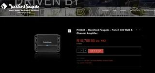 Rockford Fosgate Punch P400x4 amplifier (Clean condition!!!) Bargain!!!