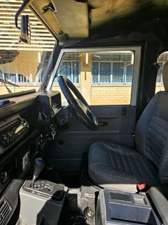 White Land Rover Defender with complete Lexus 4,3 VVT V8 Engine and Gearbox Conversion for sale