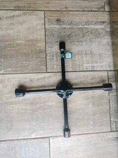 Black small wheel spanner