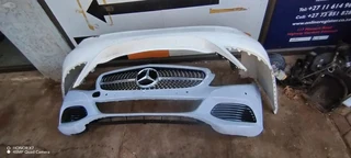 Mercedes Benz W205 front bumper complete bumper and rear bumper shell