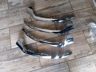 Mercedes Benz W205 C Class front bumper chromes