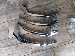 Mercedes Benz W205 C Class front bumper chromes