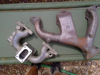 Genuine, Nissan 1400 bakkie inlet and outlet manifolds