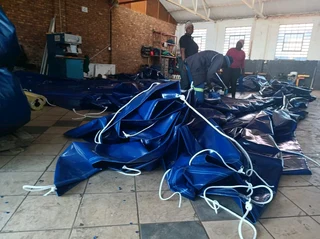 9m x 8m and 16m x 8m PVC HEAVY DUTY TARPAULINS