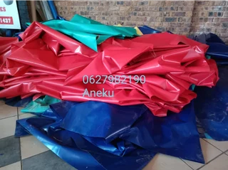 9m x 8m and 16m x 8m PVC HEAVY DUTY TARPAULINS