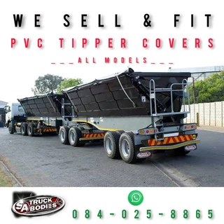 Tarpaulins for Tipper Truck Trailers For Sale..