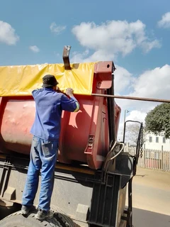 Tipper Covers Tarpaulin Repair Same Day Job.
