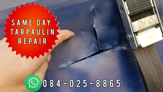 Tipper Covers Tarpaulin Repair Same Day Job.