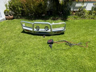 Bull Bar and winch for 80 Series Land Cruiser