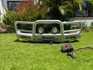 Bull Bar and winch for 80 Series Land Cruiser
