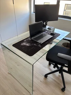 Glass Study Desk