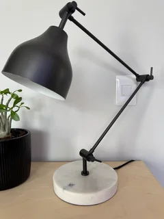 Table Lamp - Metal with Marble Base (from Weylandts)