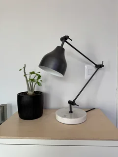 Table Lamp - Metal with Marble Base (from Weylandts)