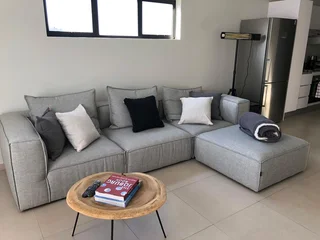 4 Piece Modular Fabric Couch (From Weylandts)