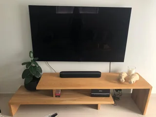 Solid Oak TV unit - Extendable