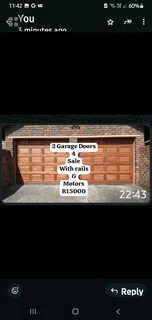 Meranti garage doors for sale(situated in lenasia)