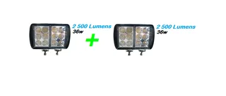 2   x   36w LED Bars 2500Lumens   valid till 5 Dec 2025