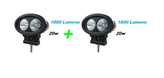 2   x   20w LED Bars Oval  valid till 5 Dec 2025