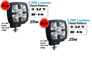 2   x   25w LED Bars Square  valid till 5 Dec 2025