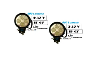 2   x  12w LED Bars Work lights  valid till 5 Dec 2025