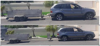 3m Trailer with double axle extends to 6m