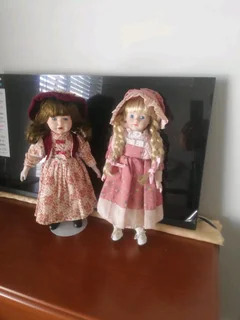 Vintage porcelain dolls for sale
