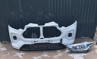 Toyota rumion front bumper and left headlight