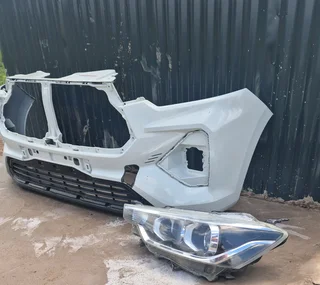 Toyota rumion front bumper and left headlight