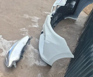 Toyota rumion front bumper and left headlight