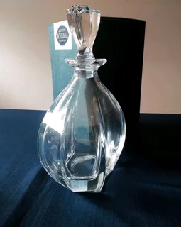 Absolute bargain: Unused Bohemia Crystalite Whiskey Decanter