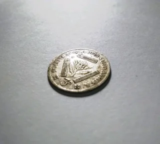 1945/3 Tickey silver coin