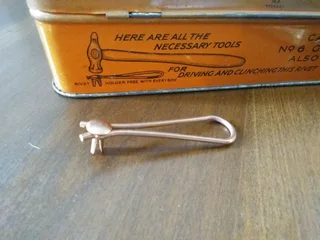 Vintage Bifurcated Rivet Collectable Tins Set, see description