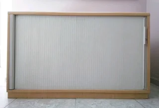 PRICED TO GO! : LARGE Roller Door Credenza