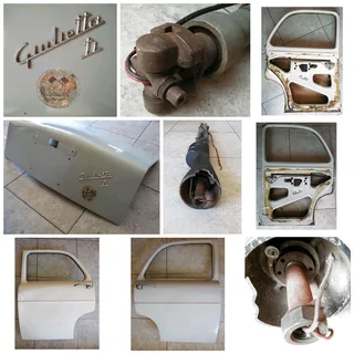 Classic Alfa Giulietta Ti parts; Great for restoration, decoration or repurposing (see description)