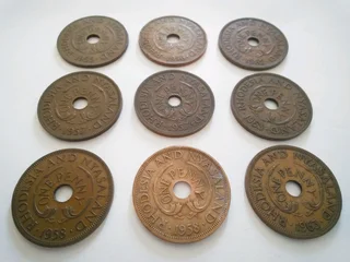 Rhodesia coins, variety