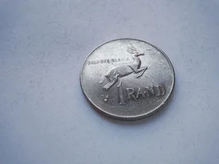 R1 South Africa 1982 coin, nickel