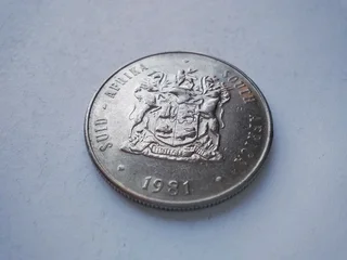 R1 South Africa 1981 nickel coin, (1 of 3) See profile for more items