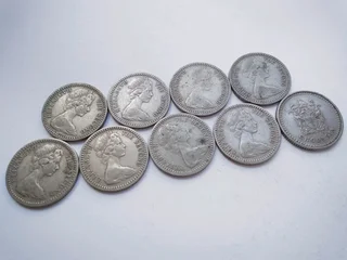Rhodesia 6d Coins
