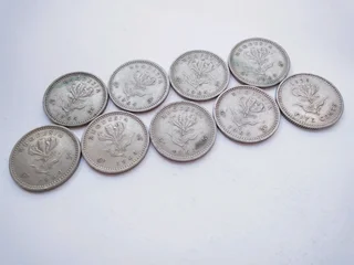 Rhodesia 6d Coins