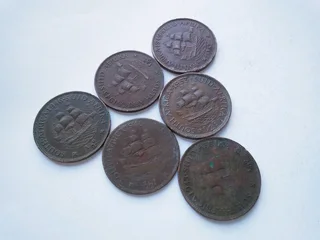 Collectables: 1/4 penny, 1/2 penny, 1 penny South Africa